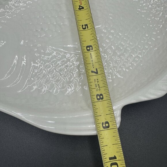 Fish Shaped Ceramic Platter Whittier Pottery USA 1979 Vintage 11in - Picture 10 of 10